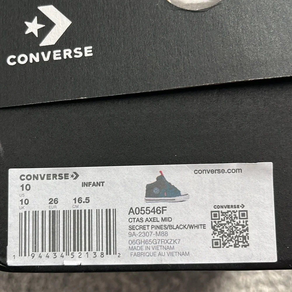 Converse | CTAS Axel Mid Secret Pines Sneakers for Little Boys
